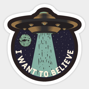 I Want To Believe Sticker